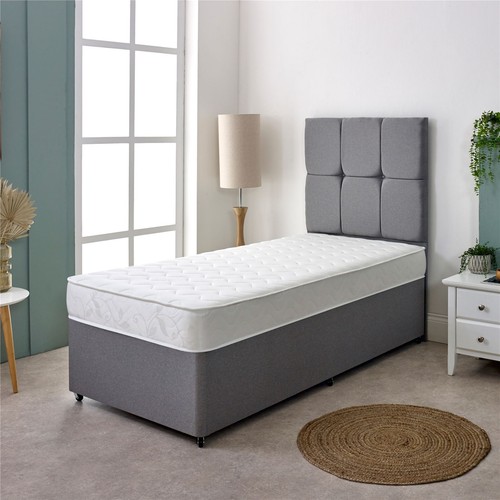 Wave design sprung mattress - design,